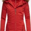 Marikoo Manteaux Dhiver Manteau D’hiver Sanakoo Femme Rouge -Veste Mode 0151d76e840c0a5556f452e653c25410