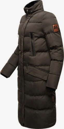 Marikoo Manteaux Dhiver Manteau D’hiver Schneesternchen Femme Anthracite -Veste Mode 02cbe7c1cf328182baab2b5b07de79f9