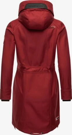 Marikoo Parkas Parka Mi-saison Femme Rouge Foncé -Veste Mode 02d039a595025a947c047ca5a478c67e