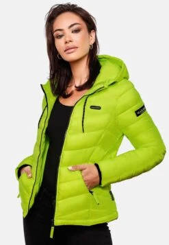 Marikoo Vestes De Mi-saison Veste Mi-saison Kuala Femme Vert -Veste Mode 0375f260cdbeef184abfa5ff055c744f