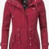 Marikoo Parkas Parka Mi-saison Nyokoo Femme Rouge Sang -Veste Mode 03bc537862e7065487db9c02ba7b7475