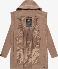 Marikoo Manteaux Dhiver Manteau D’hiver Femme Noisette -Veste Mode 03d10f5f158bd7faabec1f394b0a72a4