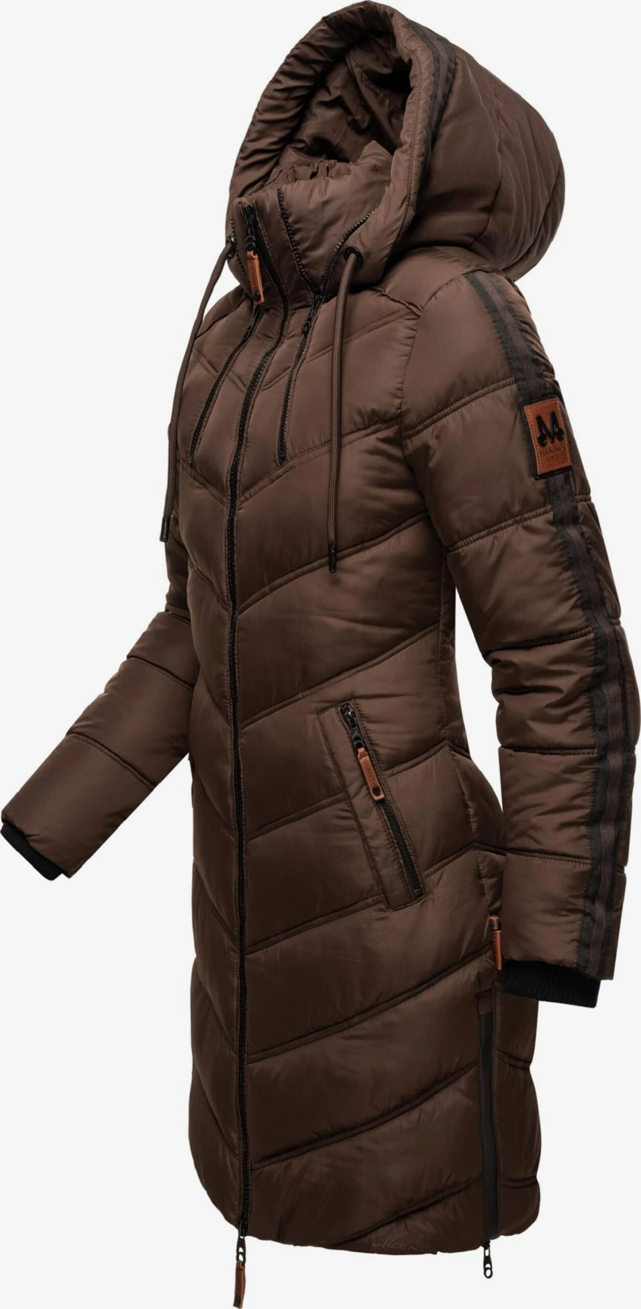 Marikoo Manteaux Dhiver Manteau D’hiver Armasa Femme Marron 4 Marikoo Manteaux Dhiver Manteau D’hiver Armasa Femme Marron – Image 2