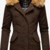 Marikoo Parkas Parka D’hiver Karmaa Femme Marron -Veste Mode 052dcaa989357df3a6fefa5e0ffda709