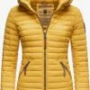 Marikoo Vestes De Mi-saison Veste Mi-saison Löwenbaby Femme Jaune -Veste Mode 05be31f0071ba2f4357c03f0298a3774