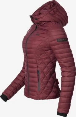 Marikoo Vestes De Mi-saison Veste Mi-saison Samtpfote Femme Bourgogne -Veste Mode 06ba1085c0b97d1b46c69f82d471b79b