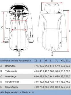 Marikoo Manteaux De Pluie Manteau Fonctionnel Zimtzicke Femme Rose / Noir -Veste Mode 074cda0962663cb4bc56eff3f947260b 1