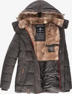 Marikoo Vestes Matelassées Veste D’hiver Nekoo Femme Taupe -Veste Mode 07cab9ff8b47e7266aa0e9d10024dfc4