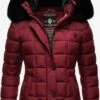 Marikoo Vestes Dhiver Veste D’hiver Qesraa Femme Rouge Cerise