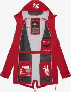 Marikoo Vestes Dextérieur Veste Fonctionnelle Ulissaa Femme Rouge -Veste Mode 09739bf631adeb910194177801dbca6f