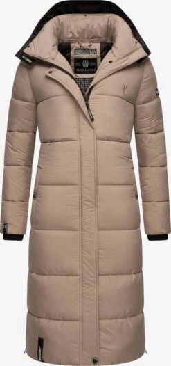 Marikoo Manteaux Dhiver Manteau D’hiver Femme Taupe -Veste Mode 0980ca1bc9720cfe8dc0ba2c070be50f