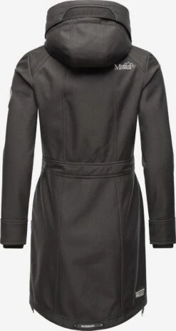 Marikoo Parkas Parka Mi-saison Femme Taupe -Veste Mode 09f10d0c1350ec05e941ed570f387662