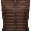 Marikoo Vestes Sans Manches Gilet Hasenpfote Femme Chocolat