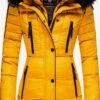 Marikoo Manteaux Dhiver Manteau D’hiver Moonshine Femme Jaune Dor