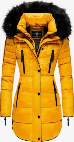 Marikoo Manteaux Dhiver Manteau D’hiver Moonshine Femme Jaune Dor