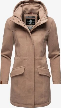 Marikoo Manteaux Dhiver Manteau D’hiver Femme Noisette