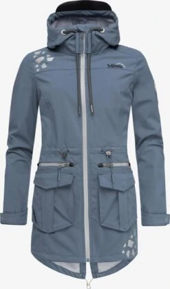 Marikoo Vestes Dextérieur Veste Fonctionnelle Ulissaa Femme Bleu-gris -Veste Mode 0d7d6d5ed25571e907b0e712adfa5210