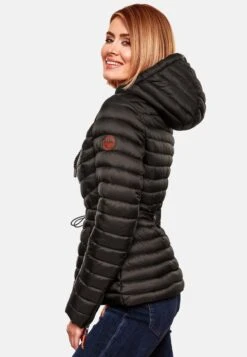 Marikoo Vestes De Mi-saison Veste Mi-saison Aniyaa Femme Noir -Veste Mode 0f02c4f84b43236c196823fffcc952e2