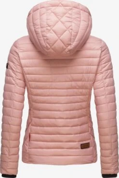 Marikoo Vestes De Mi-saison Veste Mi-saison Femme Rose -Veste Mode 101083dc0ff7cbe912c3c235e63d9a58