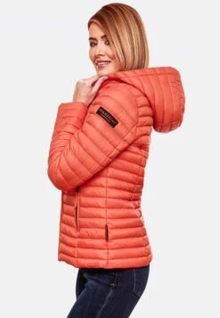 Marikoo Vestes De Mi-saison Veste Mi-saison Asraa Femme Corail -Veste Mode 10e671eb2f52d8a2c36a5478a4afa25c
