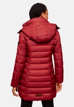 Marikoo Manteaux Courts Manteau D’hiver Abendsternchen Femme Rouge Sang -Veste Mode 1106ec0683c13b39e429dd116d0c33fc
