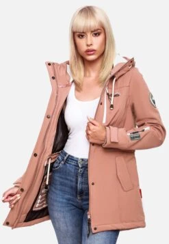 Marikoo Manteaux De Pluie Manteau Fonctionnel Zimtzicke Femme Rose Ancienne -Veste Mode 1180950363180e54b273cde59346fd60