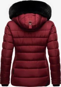 Marikoo Vestes Dhiver Veste D’hiver Qesraa Femme Rouge Cerise -Veste Mode 11e11a415662dd27c0d112ce2ce0a14e