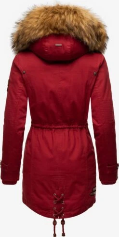 Marikoo Parkas Parka D’hiver La Viva Femme Rouge -Veste Mode 1268dae38567f94b5ea69e7f3f7224de