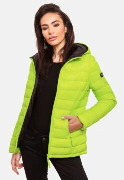 Marikoo Vestes Dextérieur Veste Fonctionnelle Femme Vert Fluo -Veste Mode 12fe3cd0377d9e2f4f94d071c3fe5c3e