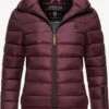 Marikoo Vestes Dhiver Veste D’hiver Poison Femme Bordeaux -Veste Mode 13973f044a4e77ddab97ad825a129edb