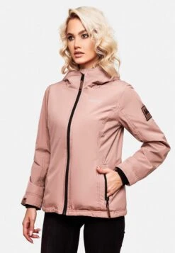 Marikoo Vestes De Mi-saison Veste Mi-saison Brombeere Femme Rose -Veste Mode 14955e65e1b4f7350f403512246dae81