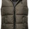 Marikoo Vestes Sans Manches Gilet Zarinaa Femme Anthracite -Veste Mode 15e2eb2d1290a2f885e0e3632993cd53