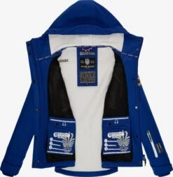 Marikoo Vestes De Mi-saison Veste Mi-saison Kleine Zicke Femme Bleu Roi -Veste Mode 164e361292b7ee61474e42c3f122e4f1