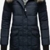 Marikoo Manteaux Dhiver Manteau D’hiver Chaskaa Femme Bleu Marine -Veste Mode 175c73f5050e3523a705e616bbd251c7