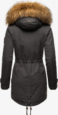 Marikoo Parkas Parka D’hiver La Viva Prc Femme Anthracite -Veste Mode 181e58775e13b387051de41157e90fb1