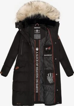 Marikoo Manteaux Dhiver Manteau D’hiver Schneesternchen Femme Noir -Veste Mode 18ae37a68c4530e82d91601f37552966