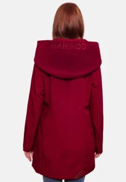 Marikoo Manteaux De Pluie Manteau Fonctionnel Mayleen Femme Rouge Cerise -Veste Mode 18f4fd5c9003224e64e2f92b60216201