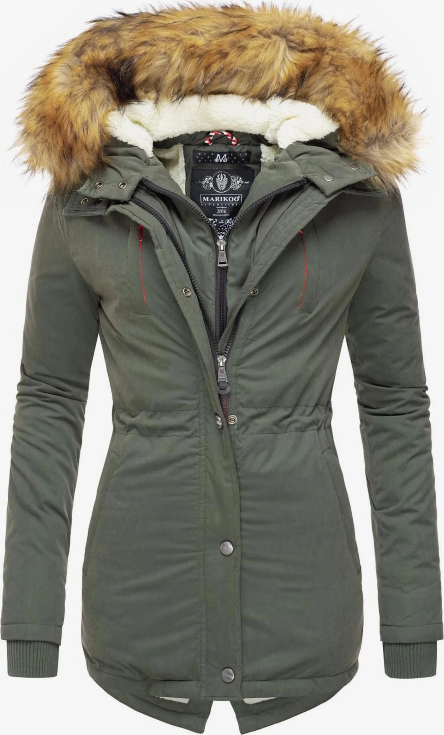 Marikoo Parkas Parka D’hiver Akira Femme Olive 3 Marikoo Parkas Parka D’hiver Akira Femme Olive
