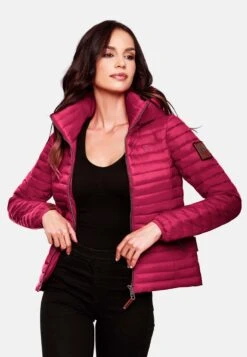 Marikoo Vestes De Mi-saison Veste Mi-saison Löwenbaby Femme Rose -Veste Mode 196daa1bae26a633cff9b182eff8a661