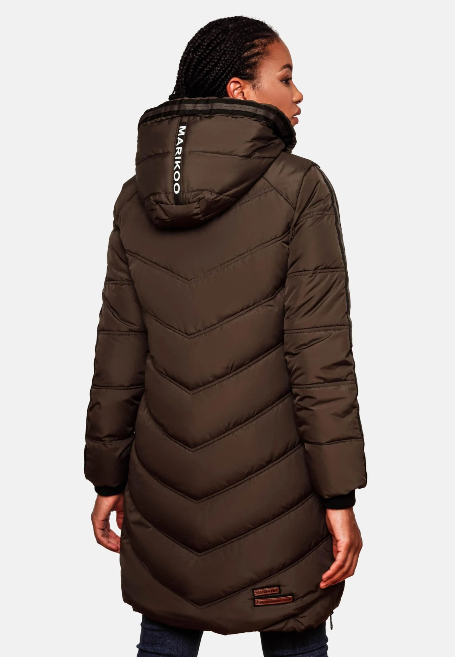 Marikoo Manteaux Dhiver Manteau D’hiver Armasa Femme Marron 9 Marikoo Manteaux Dhiver Manteau D’hiver Armasa Femme Marron – Image 7