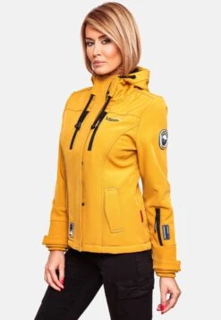 Marikoo Vestes De Mi-saison Veste Mi-saison Kleine Zicke Femme Jaune -Veste Mode 1a142dffb465e8a3fec7633b9c22ab1e