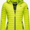 Marikoo Vestes De Mi-saison Veste Mi-saison Samtpfote Femme Vert Fluo