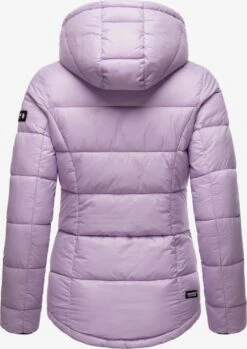 Marikoo Vestes Matelassées Veste D’hiver Leandraa Femme Lilas -Veste Mode 1b334eccfbe836e641c9cc50b431a455