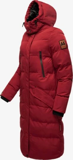 Marikoo Manteaux Dhiver Manteau D’hiver Schneesternchen Femme Rouge Sang -Veste Mode 1d162b875d7dd98495969e9b66e9ac5b