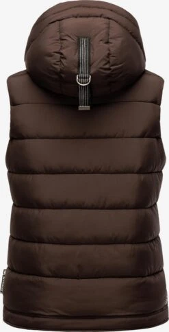 Marikoo Vestes Sans Manches Gilet Taisaa Femme Brun Foncé -Veste Mode 1d722650d5bbb90ee979f2b73ad2474a