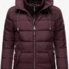 Marikoo Vestes Dhiver Veste D’hiver Taisaa Femme Lie De Vin -Veste Mode 1eb704e633d8d7960f92472ecff527da