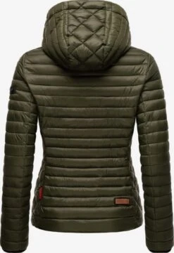 Marikoo Vestes De Mi-saison Veste Mi-saison Samtpfote Femme Olive -Veste Mode 1edb0508ceb1523f9d2506e4eda93dee