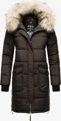 Marikoo Manteaux Dhiver Manteau D’hiver Chaskaa Femme Gris Basalte