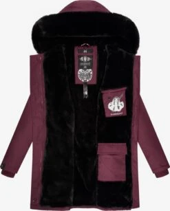 Marikoo Parkas Parka D’hiver Karambaa Femme Lie De Vin -Veste Mode 2013d878421e5deb668d67bfe67b49ae