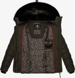 Marikoo Vestes Dhiver Veste D’hiver Qesraa Femme Anthracite -Veste Mode 204f91aba11b9cf59bff7abff45b71e8